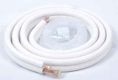 Insulated copper pipe installation kit
