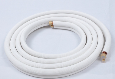 Insulated copper pipe installation kit
