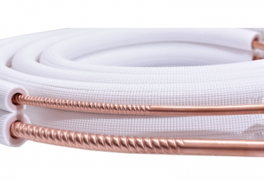 Flexible insulated copper tube