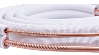 Flexible insulated copper tube